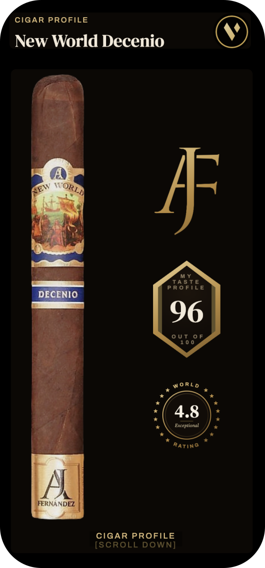 Cigar identification result